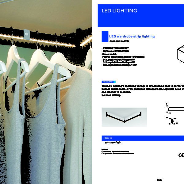 LED Wardrobe Strip Lighting