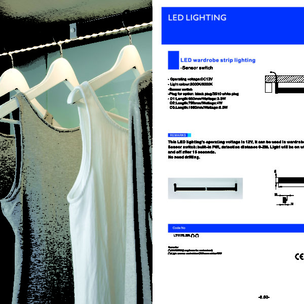 LED Wardrobe Strip Lighting