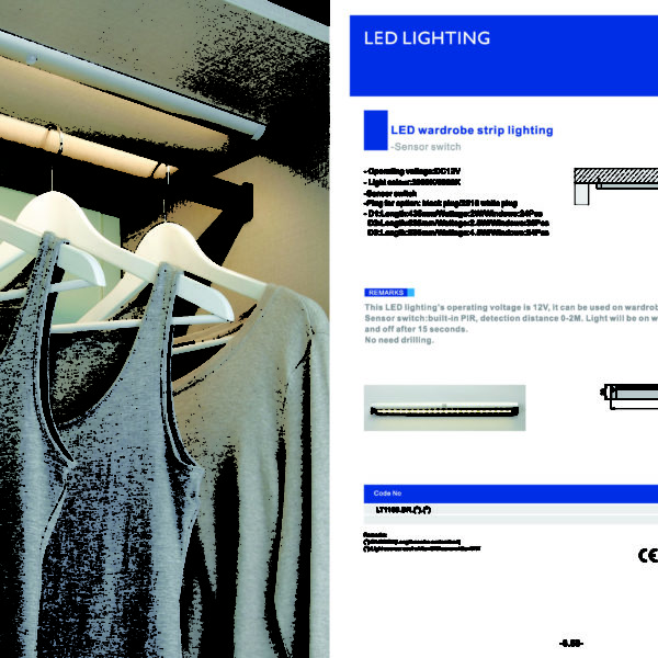 LED Wardrobe Strip lighting